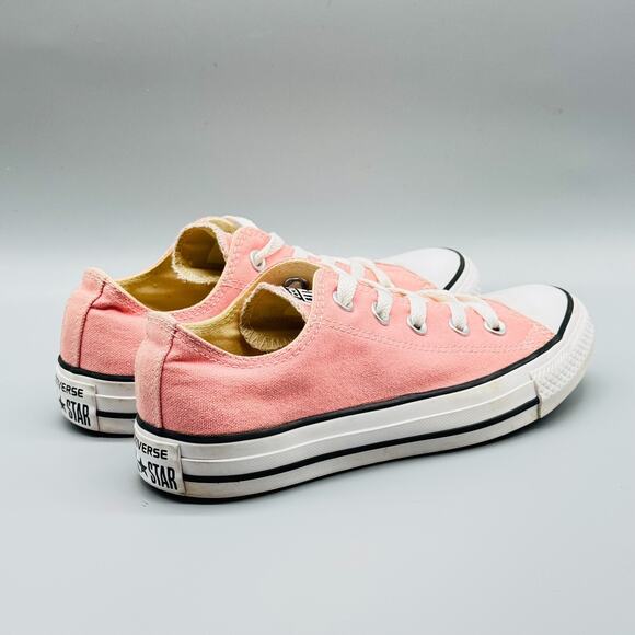 Converse All Star Shoes Womens 6 Pink Canvas Sneakers Low Top Chucks Casual - Picture 8 of 11